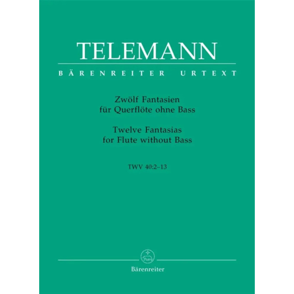 TELEMANN - Twelve Fantasias For Flute Without Bass