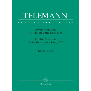 TELEMANN - Twelve Fantasias for Violin without Bass TWV 40: 14-25