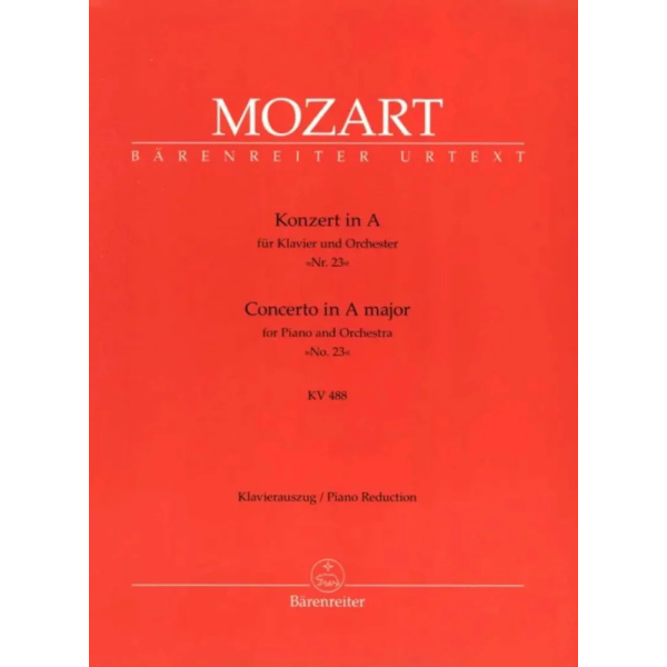 MOZART - Concerto for Piano and Orchestra no. 23 in A major K. 488