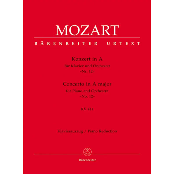 MOZART - Concerto for Piano and Orchestra no. 12 in A major K. 414
