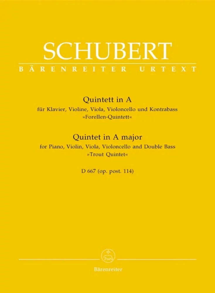 SCHUBERT - Quintet for Piano