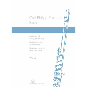 C. PH. E. BACH - Sonata for Solo Flute A minor Wq 132