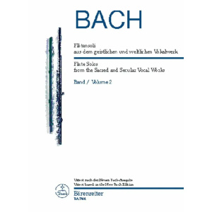 BACH - Flute Solos from the sacred and secular vocal works - Volume II