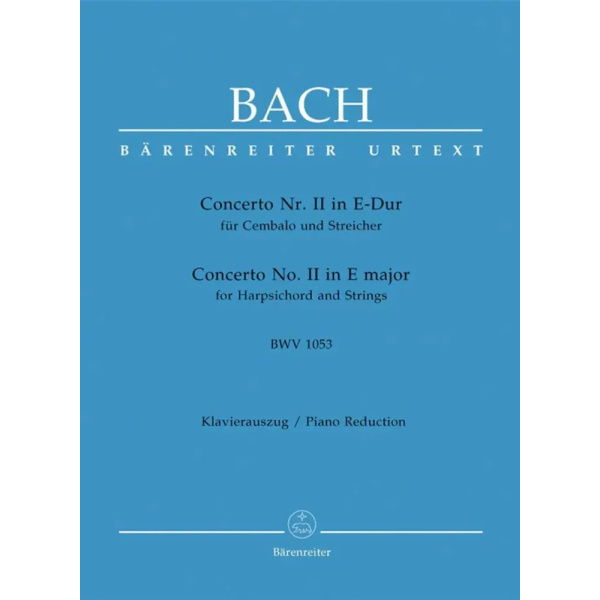 BACH - Concerto for Harpsicord N.2 in E major BWV 1053