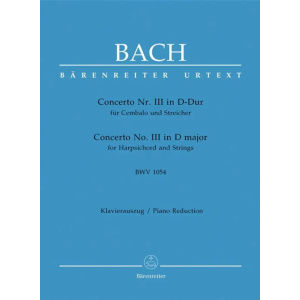 BACH - Concerto for Harpsicord N.3 D Major BWV 1054