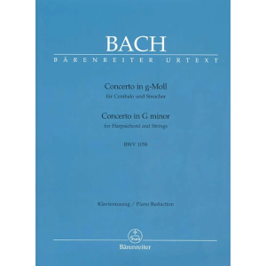 BACH - Concerto in G minor for Harpsichord and Strings BWV 1058