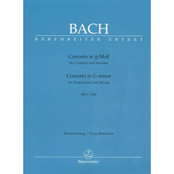 BACH - Concerto in G minor for Harpsichord and Strings BWV 1058