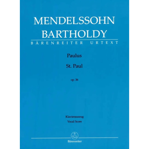 MENDELSSOHN - St.Paul op.36 (Vocal Score)