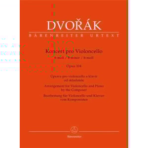 DVORAK - Cello Concerto In B Minor Op.104 (Cello & Piano)