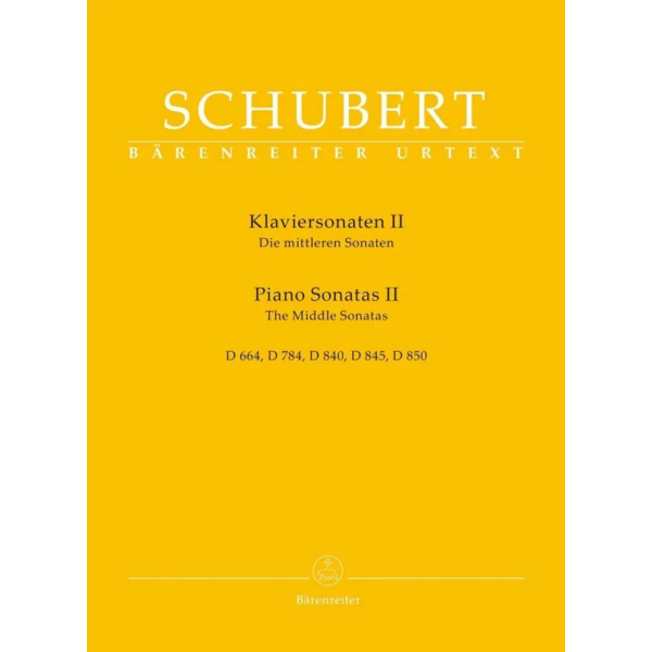 SCHUBERT - Piano Sonatas Volume II