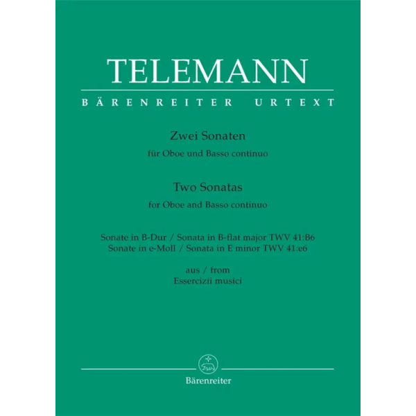 TELEMANN - Two Sonatas - Oboe e Basso continuo