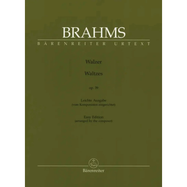 BRAHMS - Walzer op. 39 easy edition