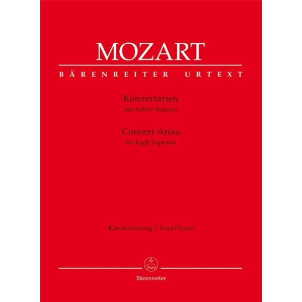 MOZART - Concert Arias for High Soprano