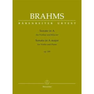 BRAHMS - Sonata in A major for Violin and Piano op. 100