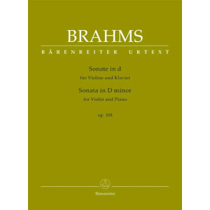 BRAHMS - Sonata in D minor for Violin and Piano op. 108