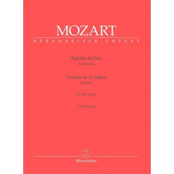 MOZART - Sonate A-Dur KV 331 (300i)