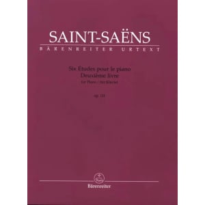 SAINT-SAENS - Six Études op. 111 Deuxieme Livre