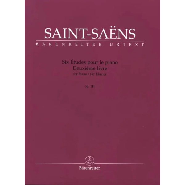SAINT-SAENS - Six Études op. 111 Deuxieme Livre