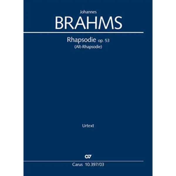 BRAHMS - Rhapsodie Op. 53