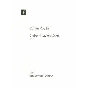 KODALY - 7 Klavierstücke op. 11