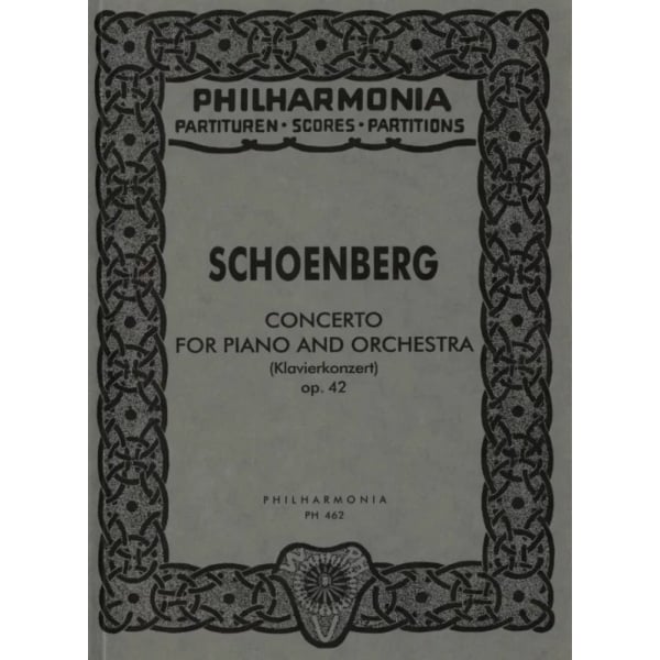 SCHOENBERG - Concerto op. 42