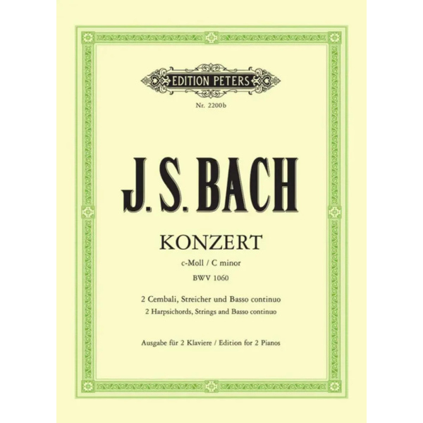 BACH - Concert C Bwv1060