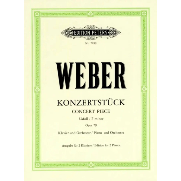 WEBER - Konzertstück für Klavier und Orchester f-moll op. 79