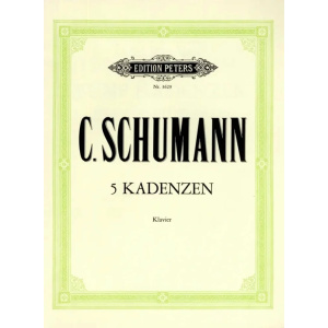 SCHUMANN - 5 Kadenzen für Klavier zu Konzerten