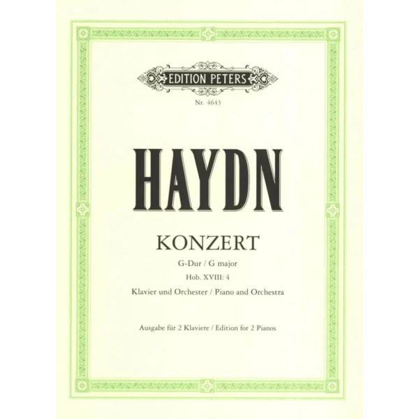 HAYDN - Konzert G major Hob. XVIII:4