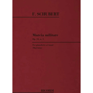 SCHUBERT - 3 MARCE MILITARI OP. 51 D 733: N. 1 PIANO