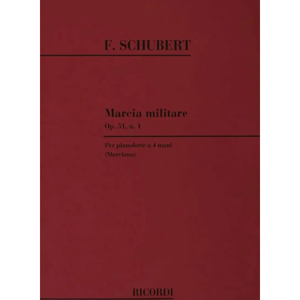SCHUBERT - 3 MARCE MILITARI OP. 51 D 733: N. 1 PIANO