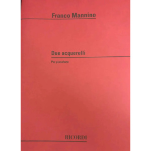 MANNINO - Due acquerelli