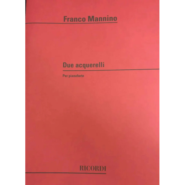 MANNINO - Due acquerelli