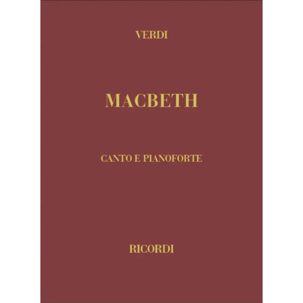 VERDI - MACBETH (Copertina Rigida) - RICORDI