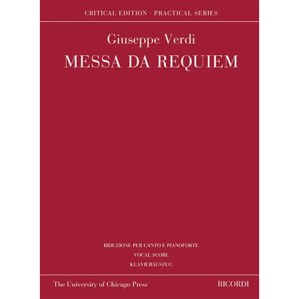 VERDI - Messa da Requiem - Critical Edition