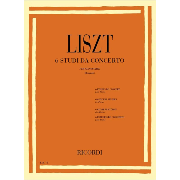 LISZT - 6 Studi Da Concerto