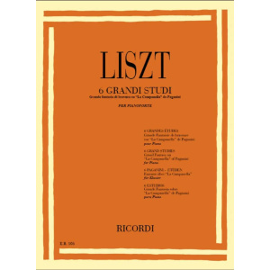 LISZT - 6 Grandi Studi Da Paganini
