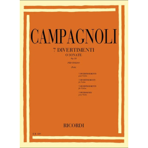 CAMPAGNOLI - 7 Divertimenti O Sonate Opus 18