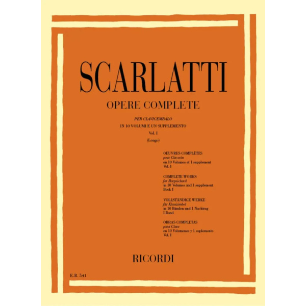 SCARLATTI - Opere Complete Per Clavicembalo Vol. I