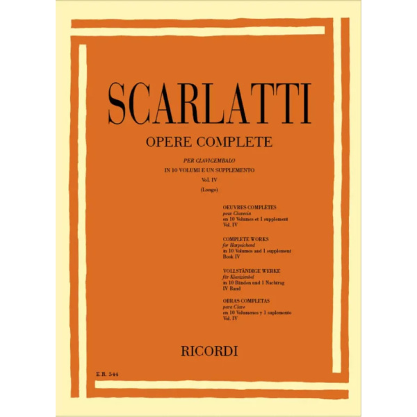 SCARLATTI - Opere Complete Per Clavicembalo Vol. IV