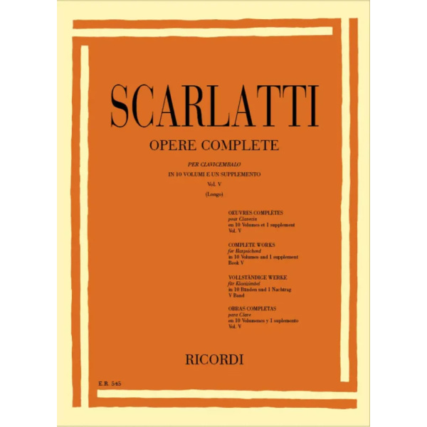 SCARLATTI - Opere Complete Per Clavicembalo Vol. V