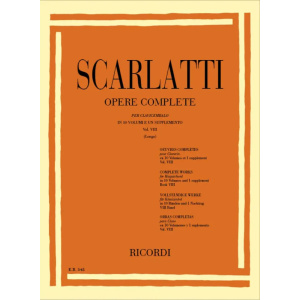 SCARLATTI - Opere Complete Per Clavicembalo Vol. VIII