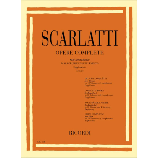 SCARLATTI - Opere Complete Per Clavicembalo Vol. XI