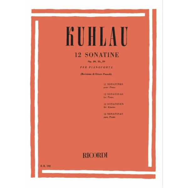 KUHLAU - 12 Sonatine Op. 20