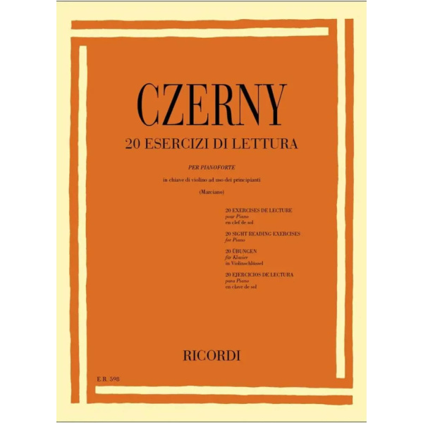 CZERNY - 20 Esercizi Di Lettura