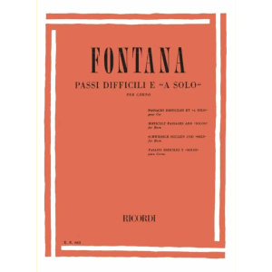 FONTANA - Passi Difficili E A Solo