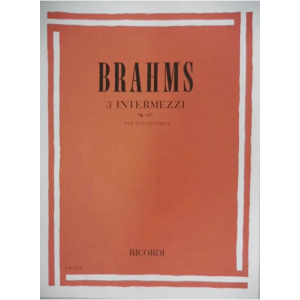 BRAHMS - 3 Intermezzi Op. 117