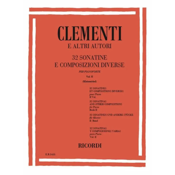CLEMENTI - 32 Sonatine E Composizioni Diverse vol. 2