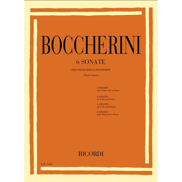 BOCCHERINI - 6 Sonate