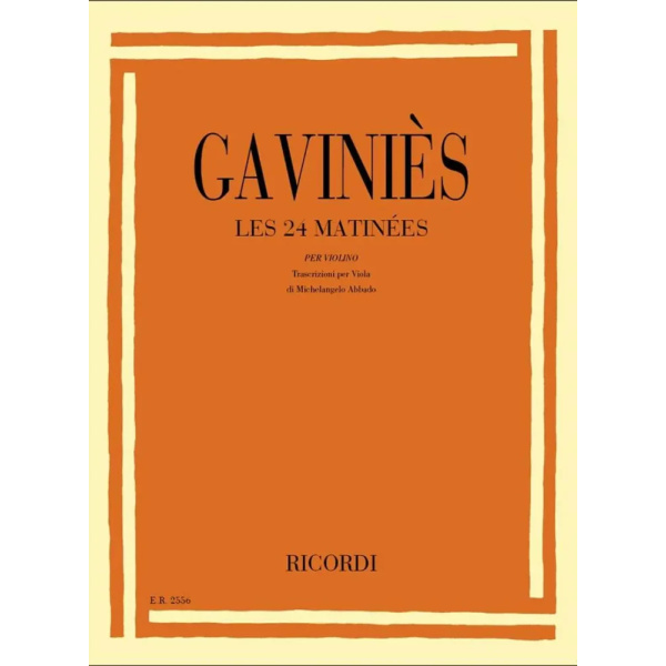 GAVINIES - 24 Matinees Per Viola